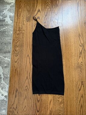 Bozzolo Black One-Shoulder Dress